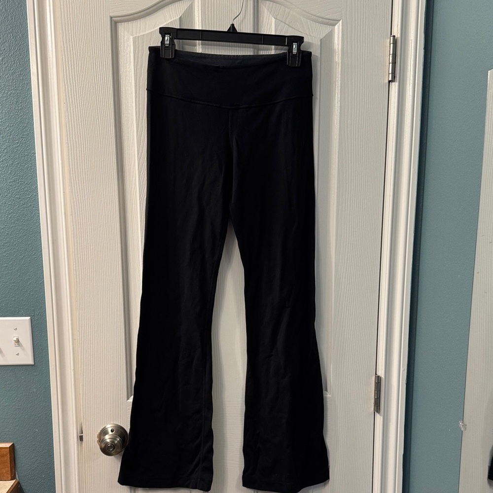 Lululemon Black Flared Yoga Pants